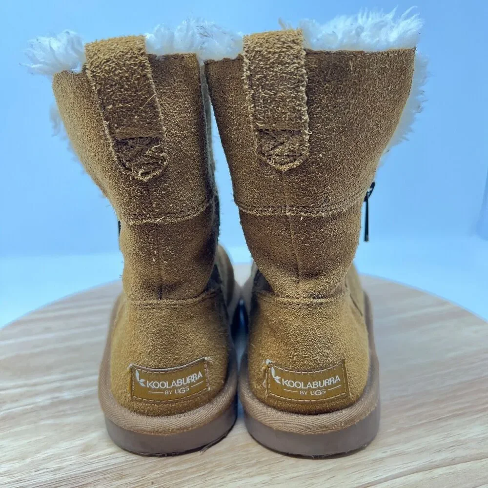 Koolaburra by UGG Aribel Short Girls' Fur Boot Sz. 2